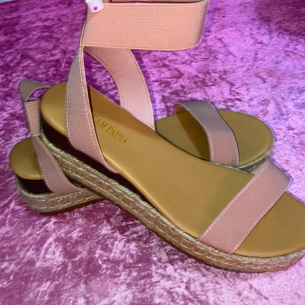 Pink Platform Sandals